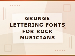 Free Grunge Lettering Fonts for Rock Musicians Download